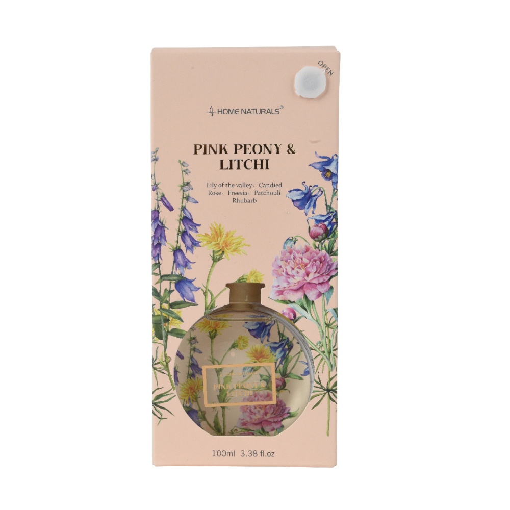 Difuzéry - Difuzér stébla Pink Peony & Litchi 100ml