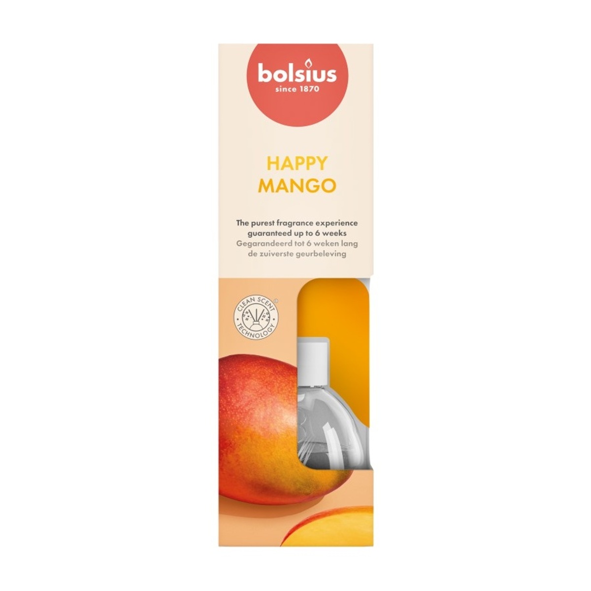 Difuzéry Bolsius - Difuzér stébla TRUE SCENTS BOLSIUS Mango 60ml