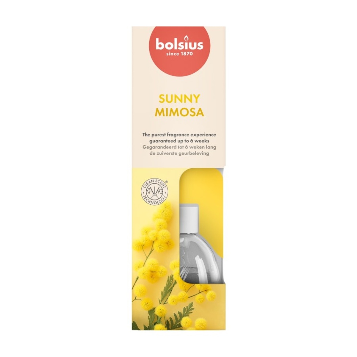 Difuzéry Bolsius - Difuzér stébla TRUE SCENTS BOLSIUS Mimosa 60ml