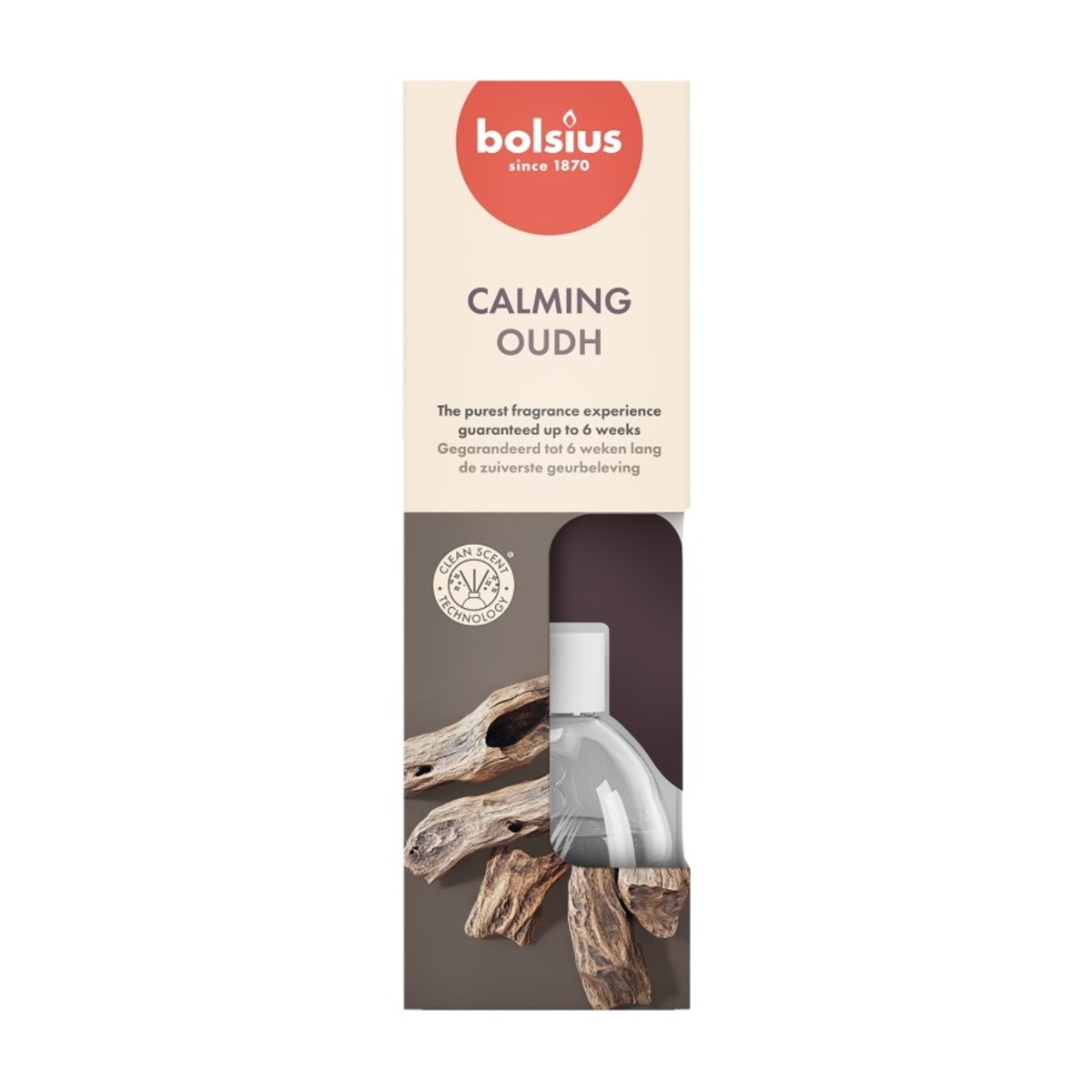 Difuzéry Bolsius - Difuzér stébla TRUE SCENTS BOLSIUS Oud Wood 60ml