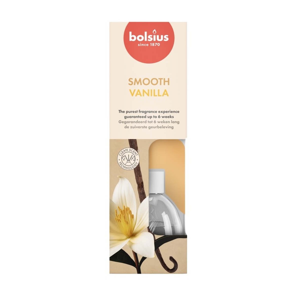 Difuzéry Bolsius - Difuzér stébla TRUE SCENTS BOLSIUS Vanilla 60ml