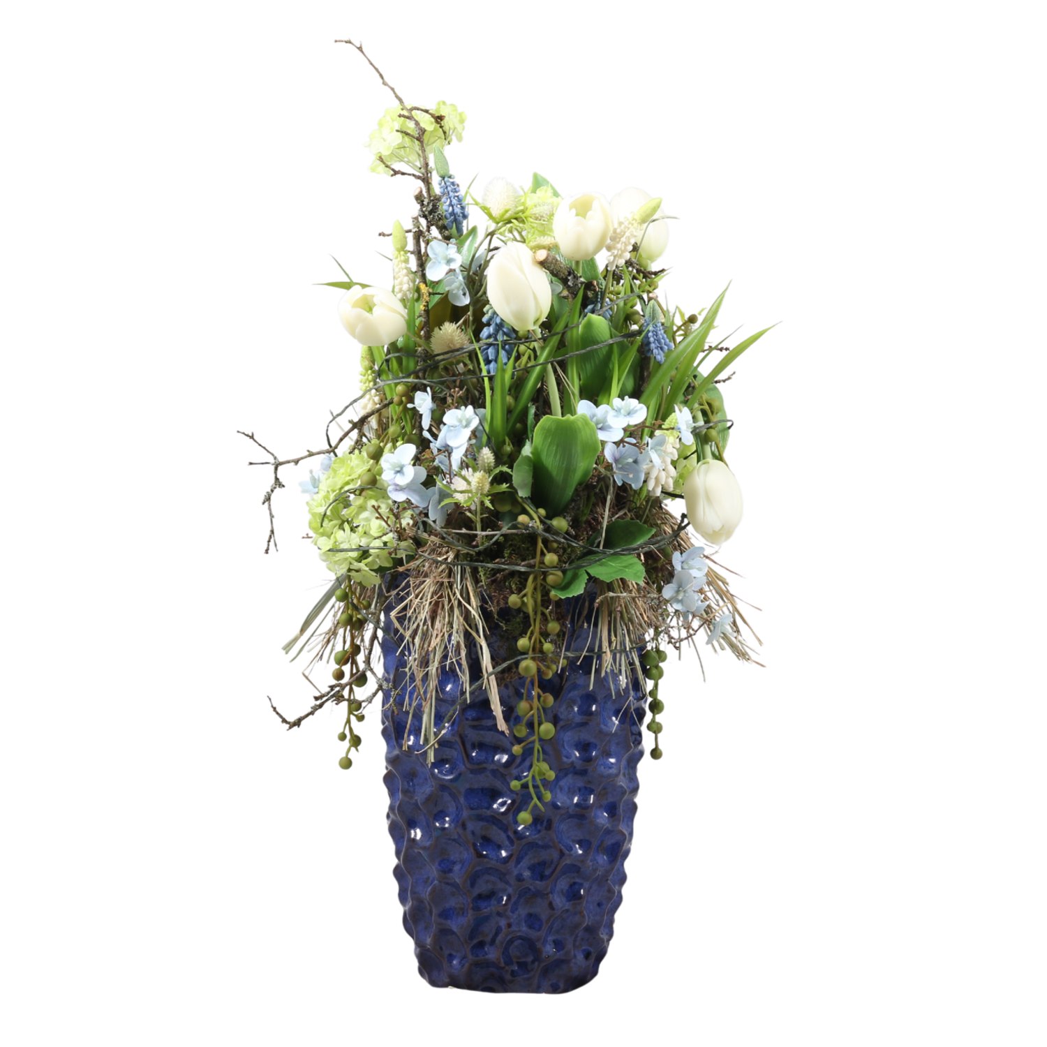 Od našich floristek - Divoká zahrada aranžovaná váza 50cm