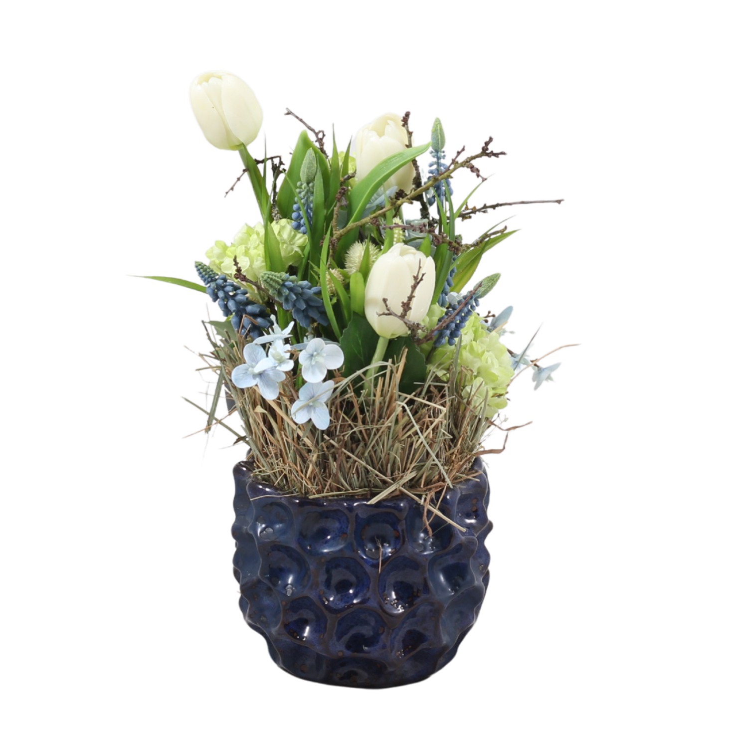 Od našich floristek - Divoká zahrada aranžovaný květináč 13cm