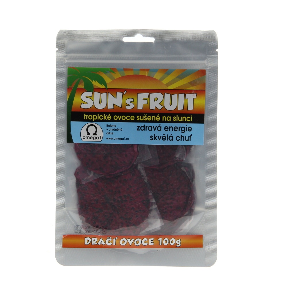 Sušené ovoce a plody - Dračí ovoce sušené SUNS FRUIT 100g