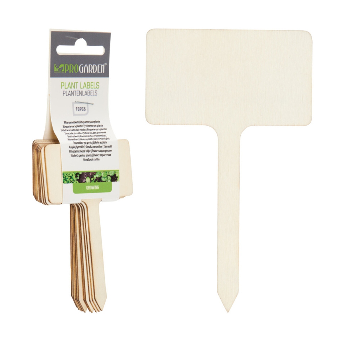 Předpěstování - Dřevěná jmenovka 10ks