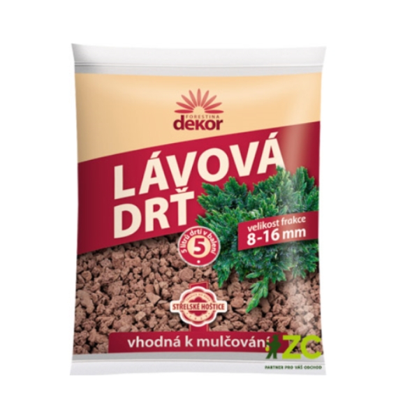 Substráty a mulče - Drť lávová 8-16mm 5 litrů