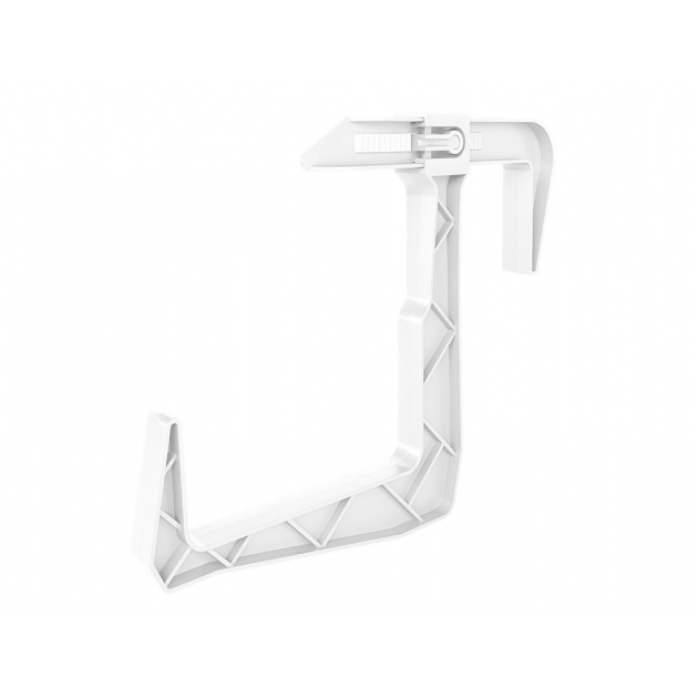 Držáky a háky na truhlíky - Držák/Hák na truhlík SAHARA plast bílá