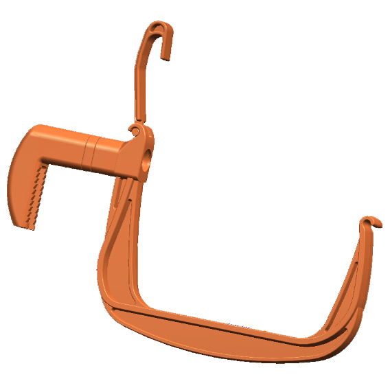 Držáky a háky na truhlíky - Držák/Hák na truhlík SIESTA 2ks teracota