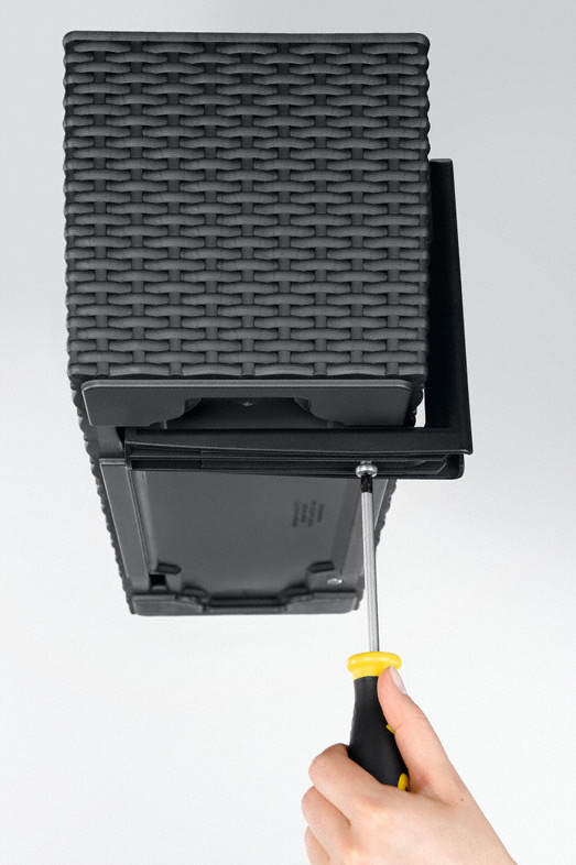 Držák na truhlík Lechuza BALCONERA černý-1