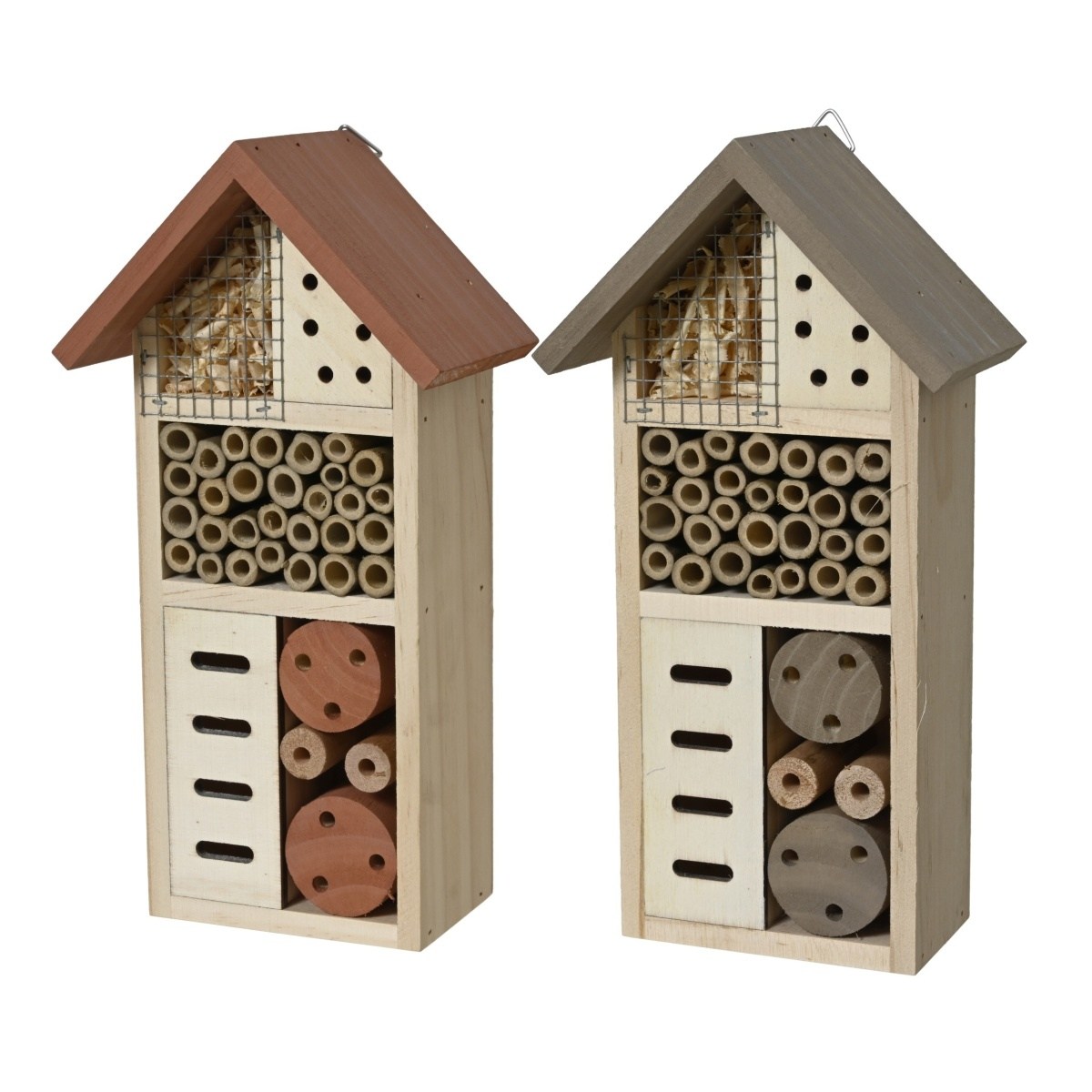 Krmítka, budky, domečky - Dům/hotel pro hmyz dřevěný mix 26cm