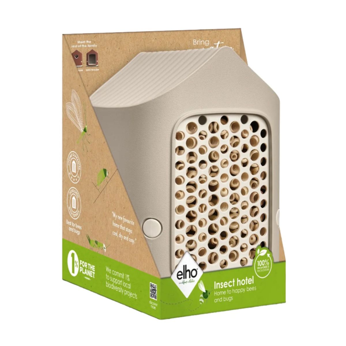 Krmítka, budky, domečky - Dům/hotel pro hmyz ELHO COSY INSECT HOTEL 23cm