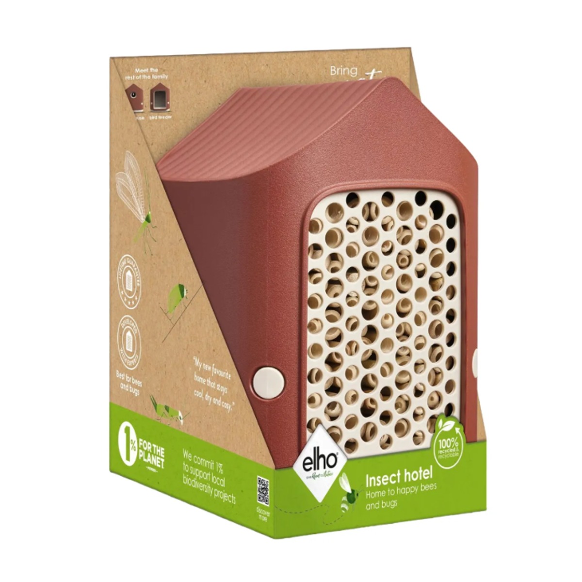 Krmítka, budky, domečky - Dům/hotel pro hmyz ELHO COSY INSECT HOTEL 23cm