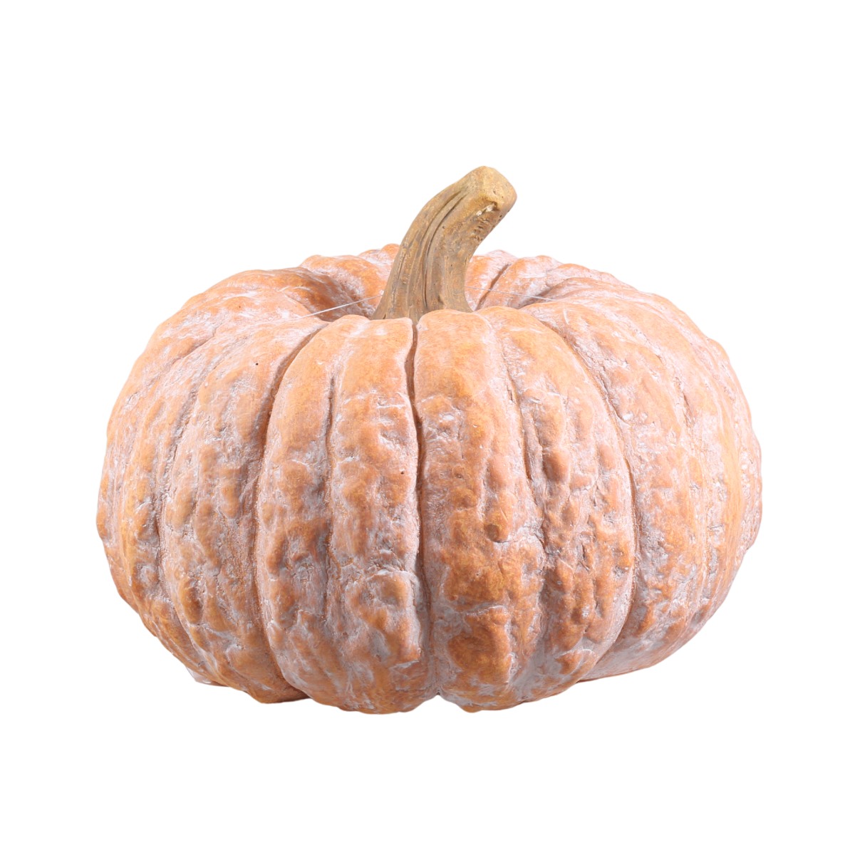 Halloween - Dýně polyresinová sv.oranžová 23,5cm