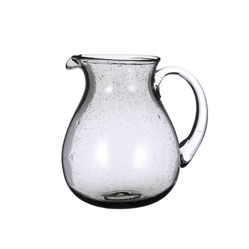 Džbány - Džbán skleněný CAIA šedý 21cm