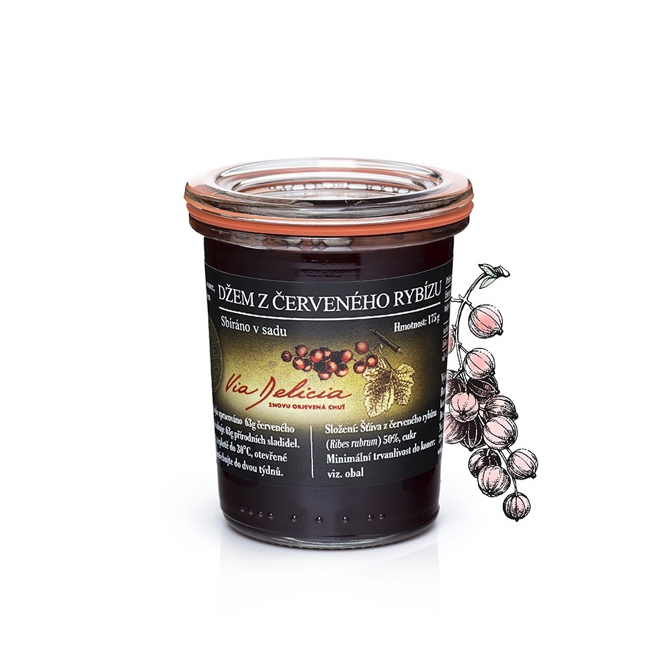 Sladké pochoutky - Džem z červeného rybízu 175g