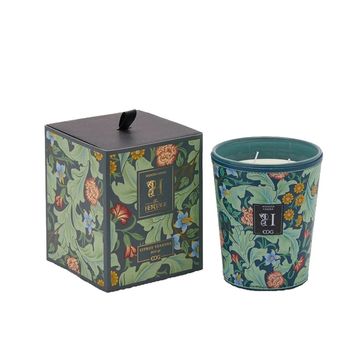 Svíčky vonné ve skle a jiném - EDG Svíčka vonná ve skle HERITAGE Citrus Verbena 900g