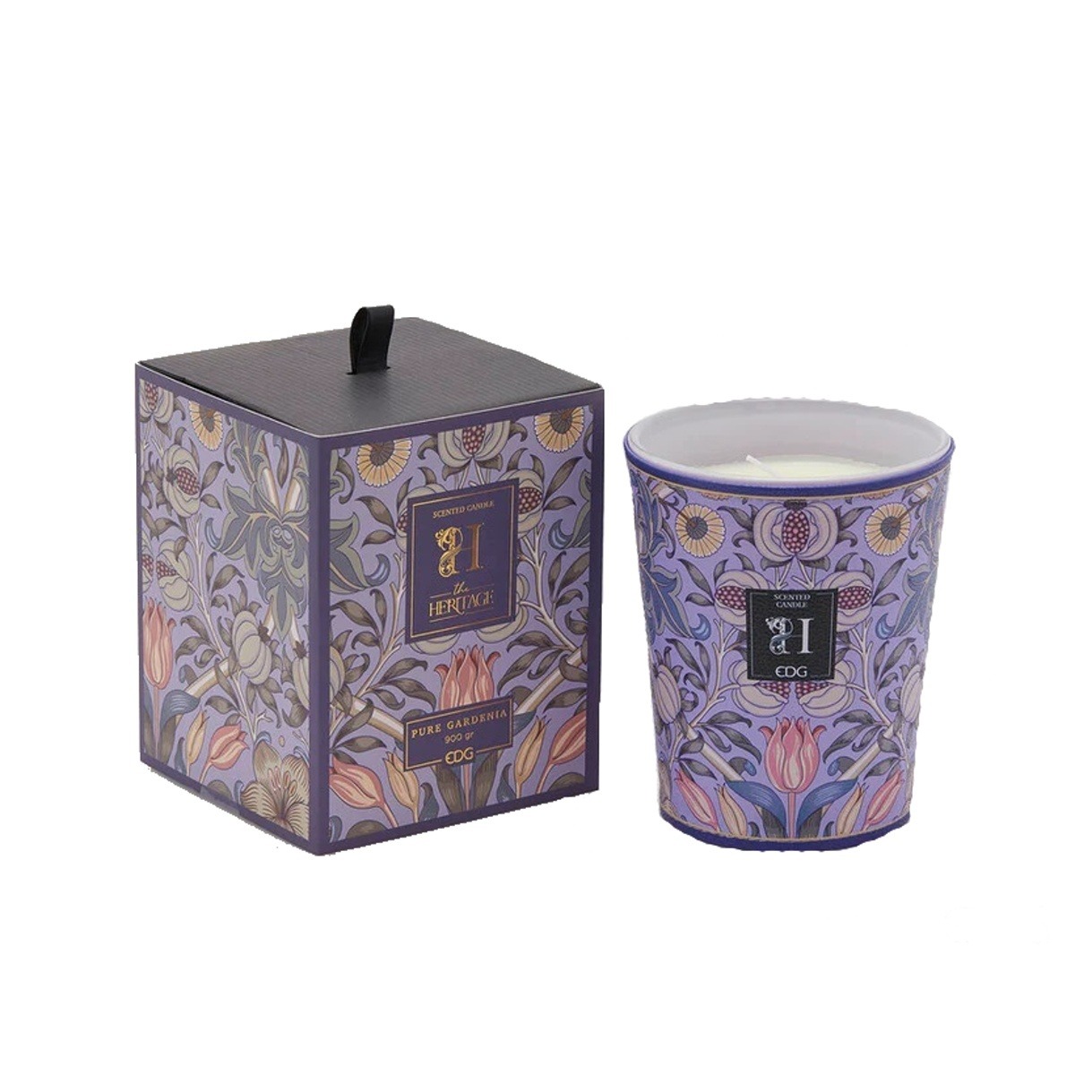 Svíčky vonné ve skle a jiném - EDG Svíčka vonná ve skle HERITAGE Pure Gardenia 900g