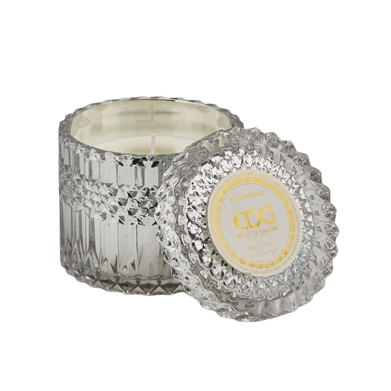 Svíčky vonné ve skle a jiném - EDG Svíčka vonná ve skle s víčkem Coconut & Berries 10,5cm