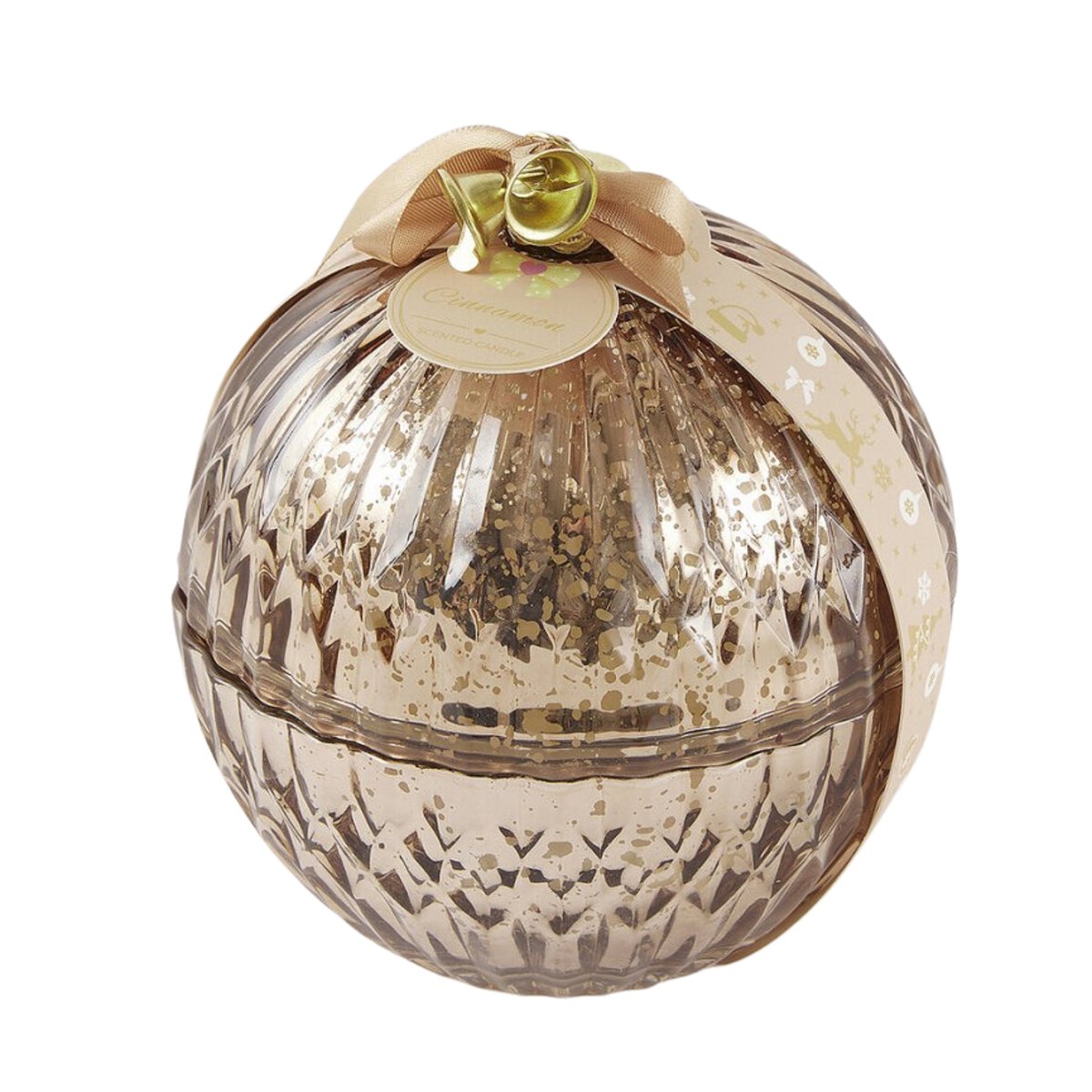 Svíčky vonné ve skle a jiném - EDG vonná svíčka v kulatém skle Cinnamon 13cm