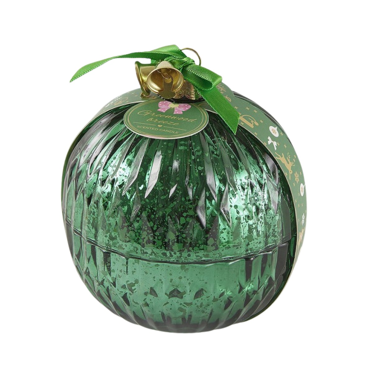 Svíčky vonné ve skle a jiném - EDG vonná svíčka v kulatém skle Greenwood Breeze 11cm