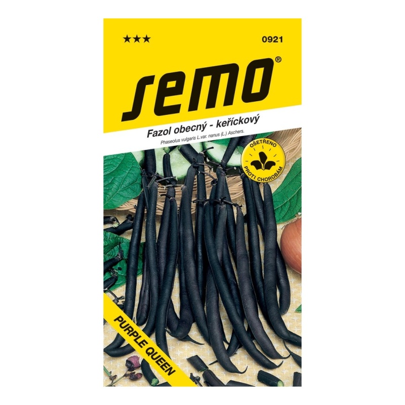 Osivo zeleniny - Fazol keříčkový PURPLE QUEEN fialový