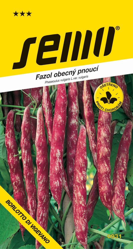 Osivo zeleniny - Fazol pnoucí Borlotto di Vigevano