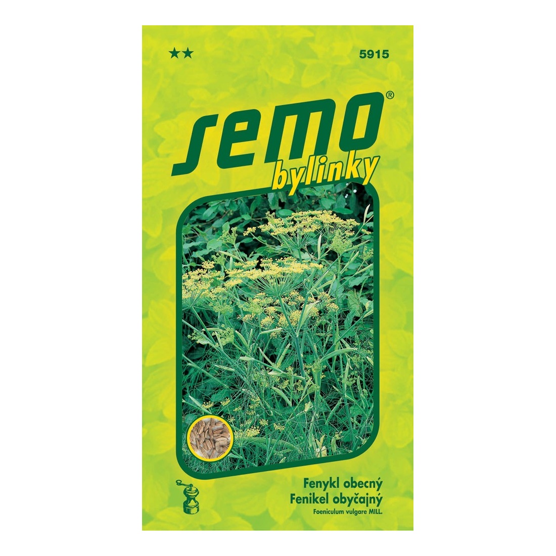 Osivo bylinek - Fenykl kořeninový Moravský