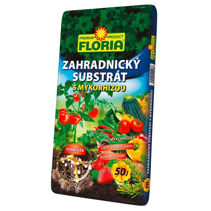 Substráty a mulče - FLORIA Substrát s mykorhizou