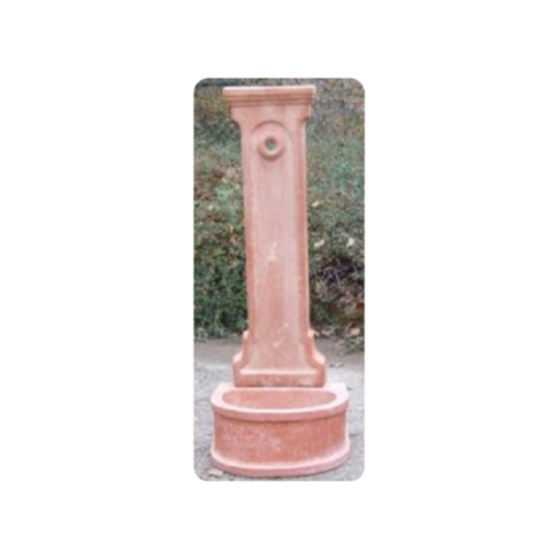 Italská venkovní keramika - Fontána s kohoutkem Fontana Muro keramika 105cm