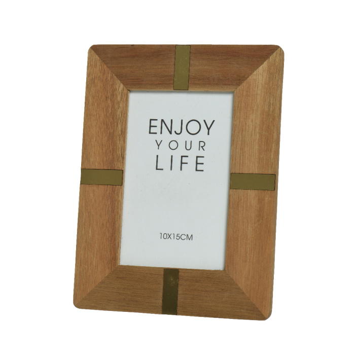 Fotorámečky a obrazy - Fotorámeček 1 foto dřevěný přírodní 21cm