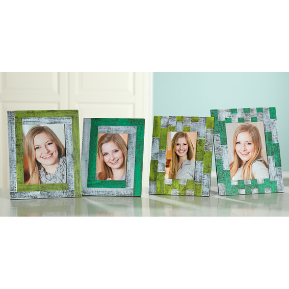 Fotorámečky a obrazy - Fotorámeček COLOR dřevo mix 25cm