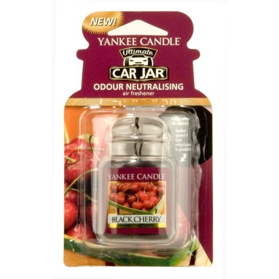 Vůně do auta - Gelová visačka YANKEE CANDLE Black Cherry