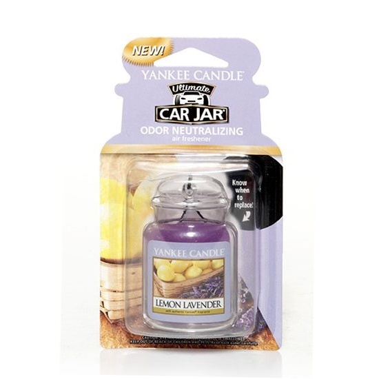Vůně do auta - Gelová visačka YANKEE CANDLE Lemon Lavender