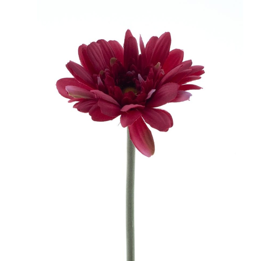 Celoroční umělé květiny - Gerbera MINAKO řezaná umělá vínová 47cm