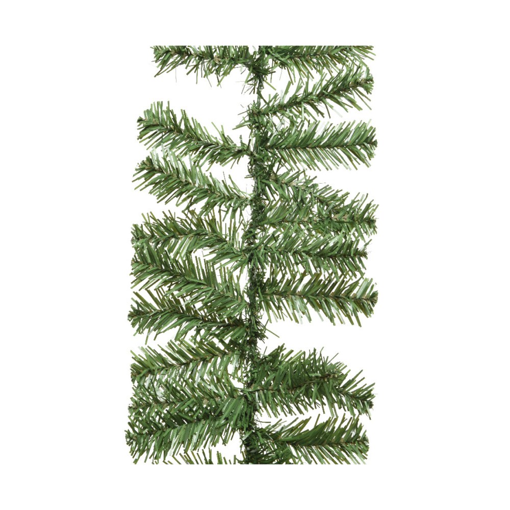 Vánoční umělé květiny - Girlanda umělá IMPERIAL zelené jehličí 270cm