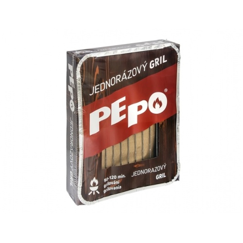Grilování - Gril jednorázový PE-PO + brikety