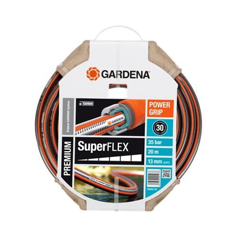 Zálivka a hadice - Hadice Premium Super Flex 1/2"" 20m bez armarmatury GARDENA