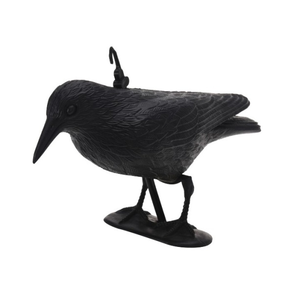 Zahradní chemie - Havran stojící plast černá 35,5cm