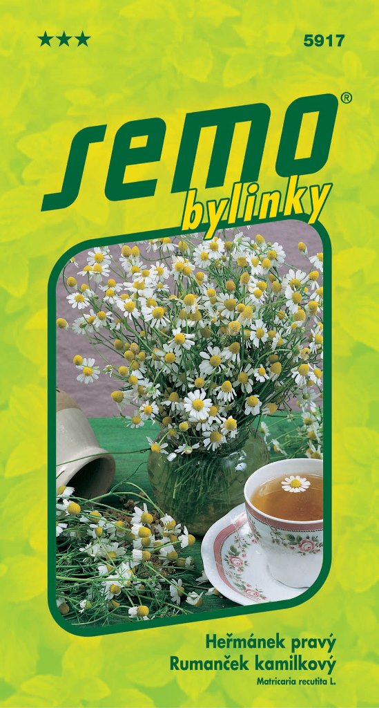 Osivo bylinek - Heřmánek lékařský Bohemia