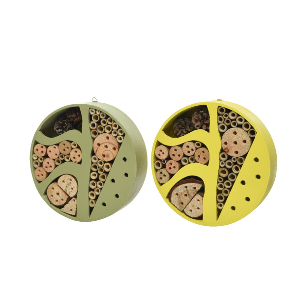 Krmítka, budky, domečky - Hmyzí hotel kulatý dřevo mix 25cm