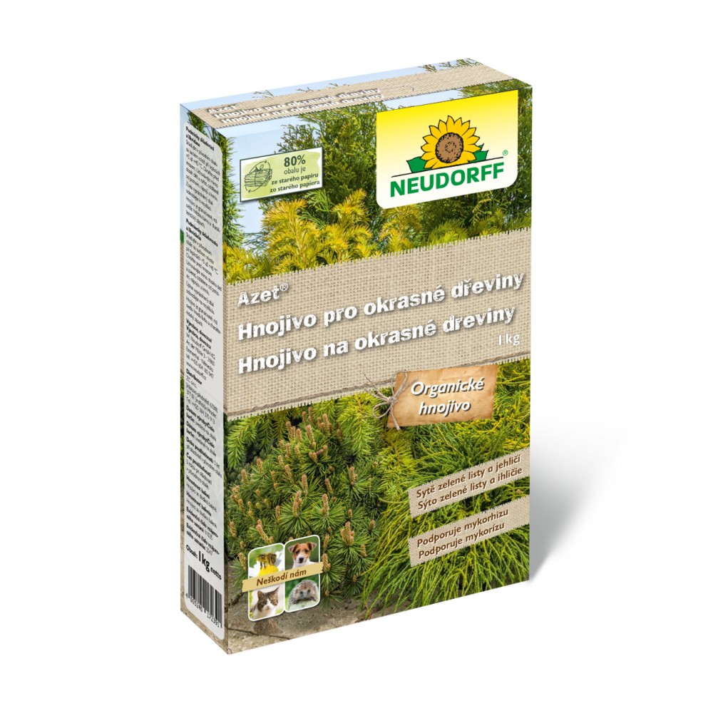 Granulovaná hnojiva - Hnojivo Azet NEUDORFF pro okrasné dřeviny 1kg