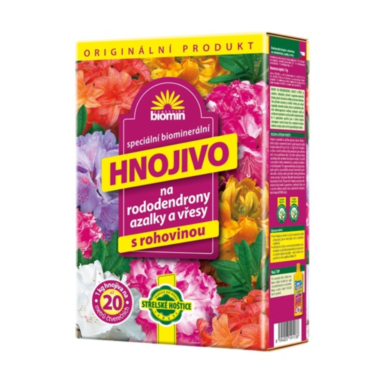 Hnojiva - Hnojivo Biomin na rododendrony, azalky a vřesy 1kg