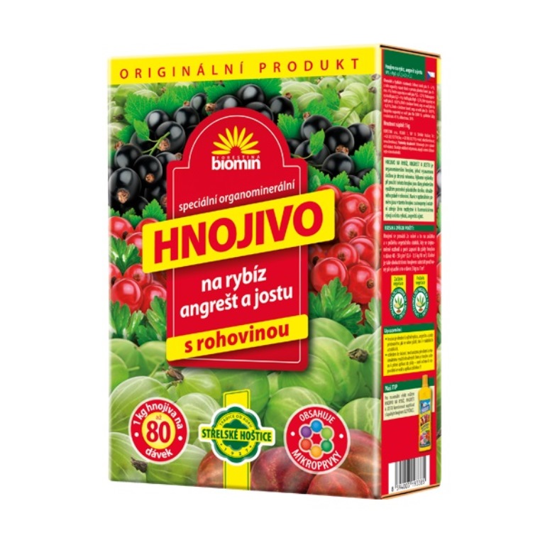 Hnojiva - Hnojivo Biomin na rybíz, angrešt a jostu 1kg