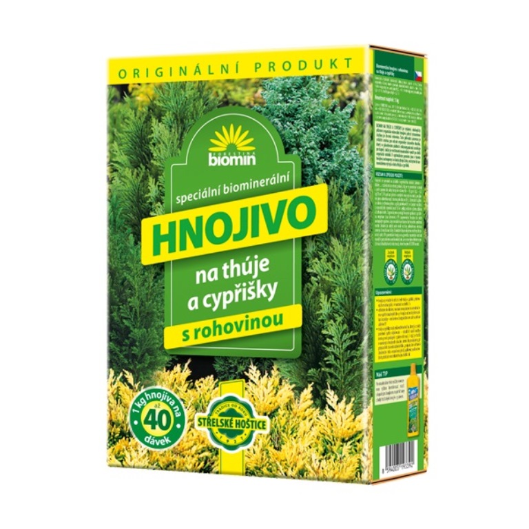 Hnojiva - Hnojivo Biomin na thúje a cypřišky 1kg