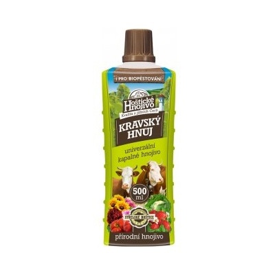 Hnojiva - Hnojivo hoštické hnůj kravský 0,5l