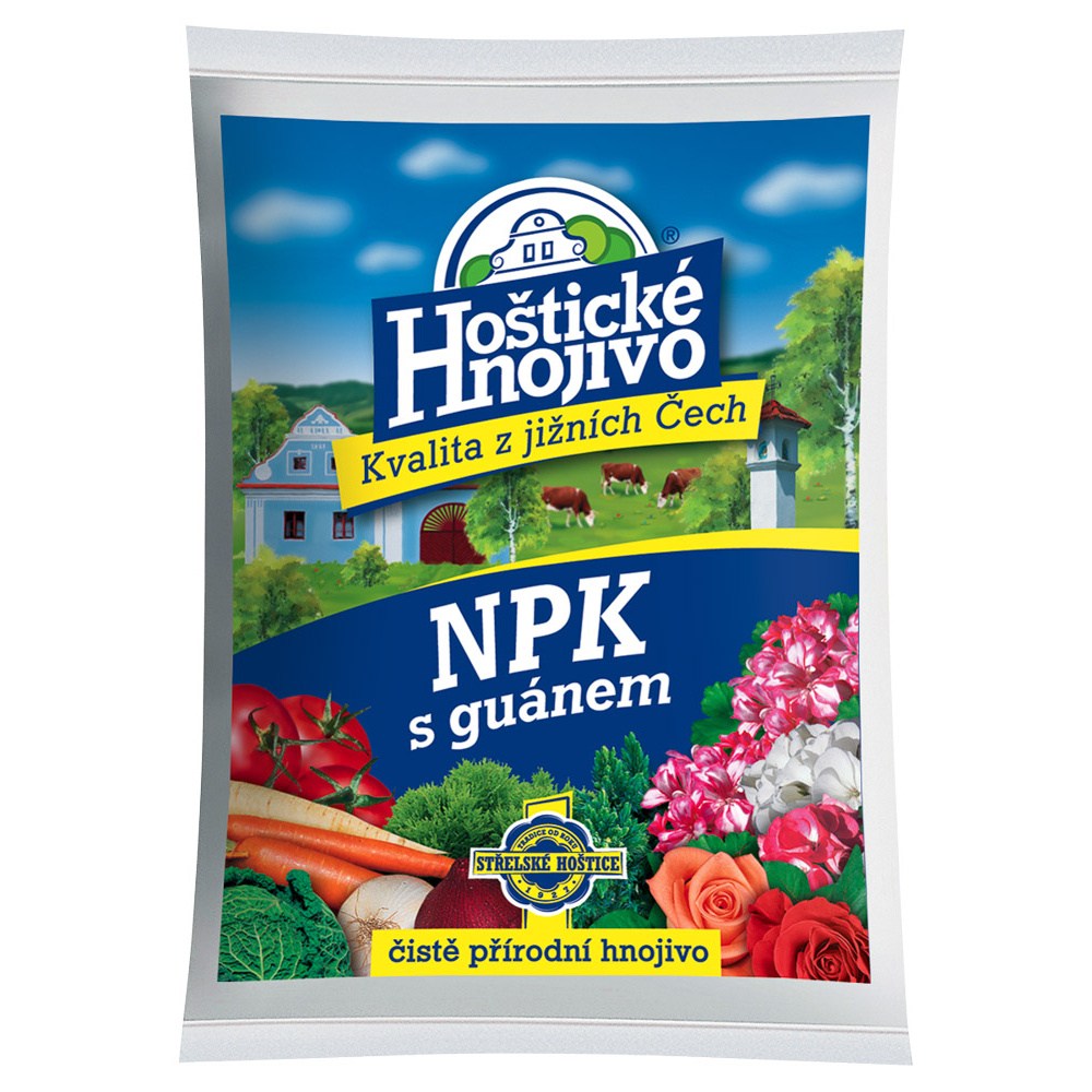 Hnojiva - Hnojivo hoštické NPK 1kg s guánem