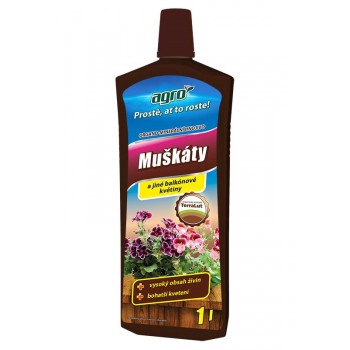 Hnojiva - Hnojivo kapalné muškáty 1l