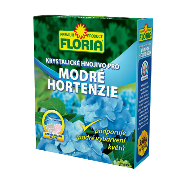 Hnojiva - Hnojivo krystalické modré hortenzie FLORIA 350 g