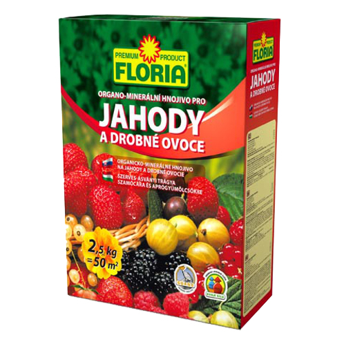 Hnojiva - Hnojivo OM jahody a ovoce FLORIA 2,5 kg