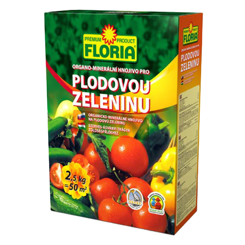 Hnojiva - Hnojivo OM plodová zelenina FLORIA 2,5 kg